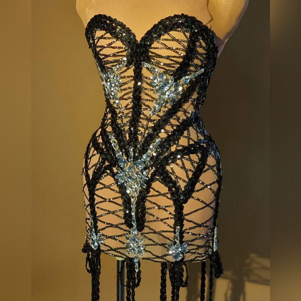 Bodycon lace up design mini dress
